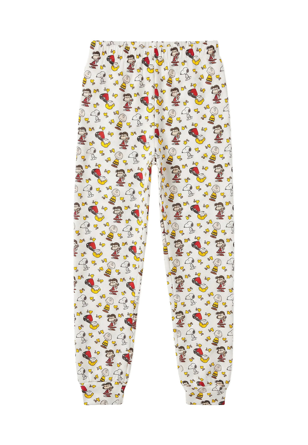Pijama Niña Peanuts Meet Up Snoopy Crudo 100% Algodón
