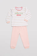 CONJUNTO BEBÉ NIÑA MANGA LARGA PRINCESS DINO
