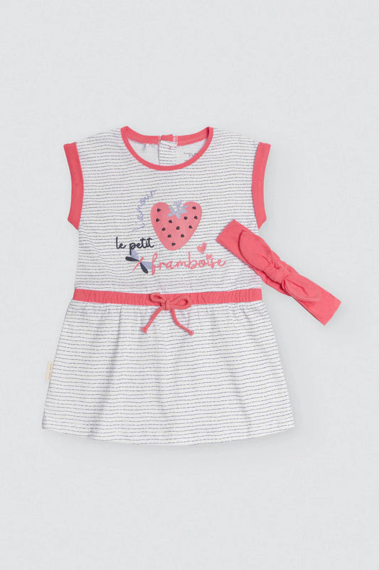 VESTIDO BEBÉ NIÑA A RAYAS  FRESITAS
