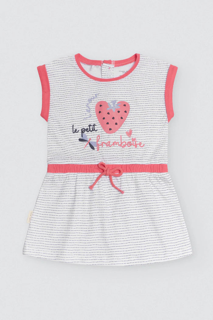 VESTIDO BEBÉ NIÑA A RAYAS  FRESITAS