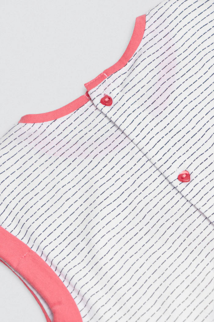 VESTIDO BEBÉ NIÑA A RAYAS  FRESITAS