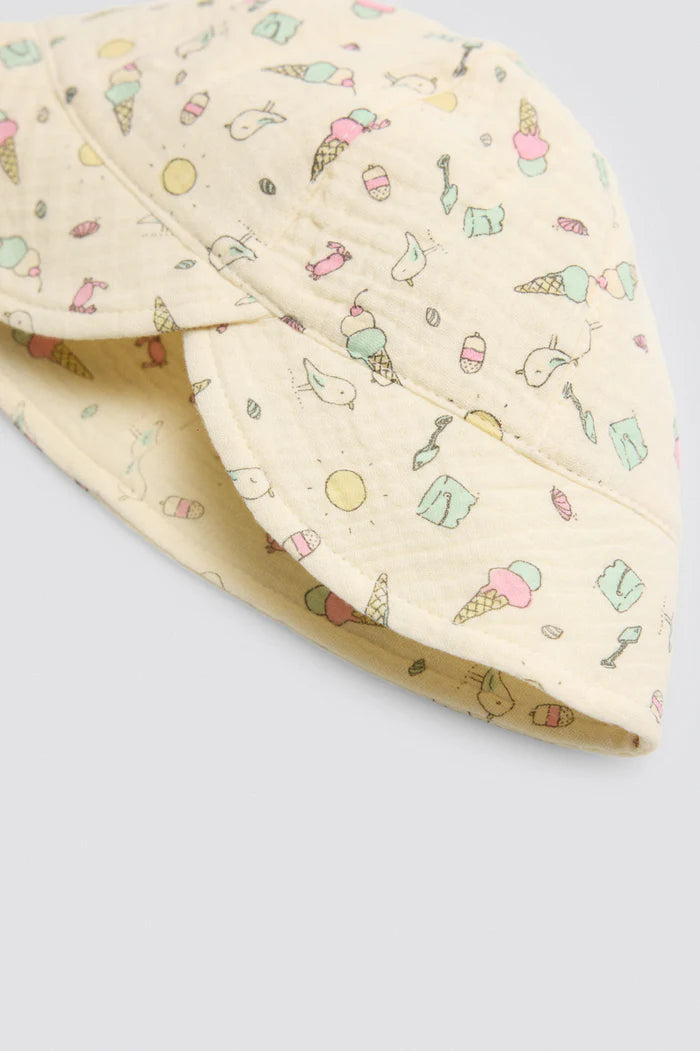 CONJUNTO RANITA DE BEBE CON TIRANTES Y GORRITO