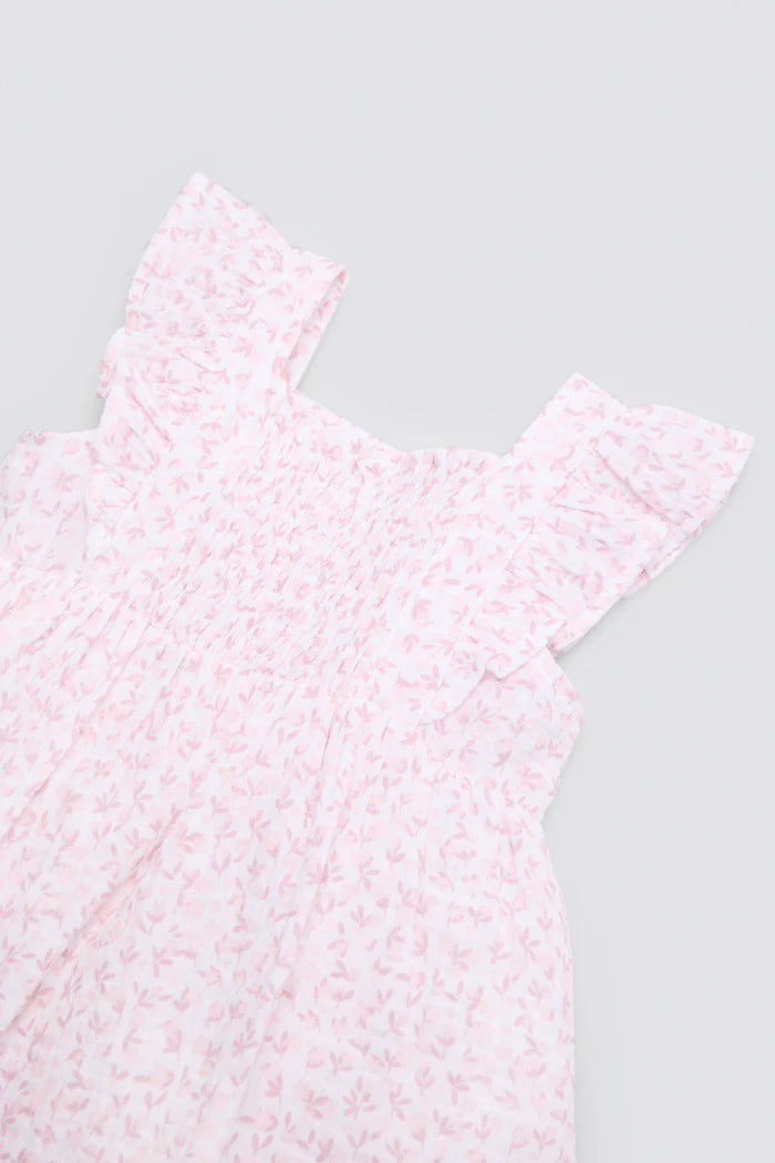VESTIDO BEBÉ NIÑA SIN MANGAS FLORAL PRINT