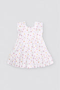 VESTIDO BEBÉ NIÑA SIN MANGAS VEGETABLES PRINT