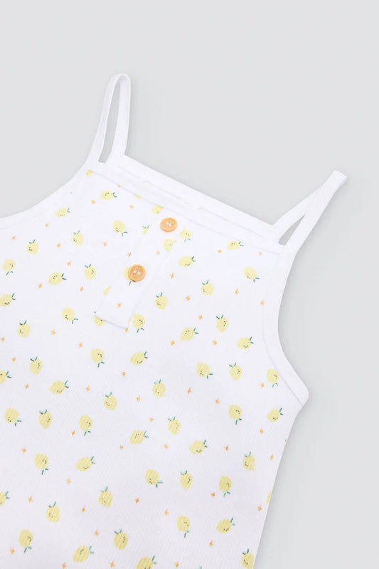 PETO SIN MANGAS LEMON PRINT