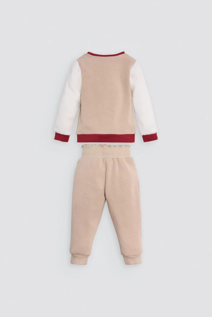 Conjunto bebé Ysabel Mora Caperucita Roja con sudadera afelpada y pantalón