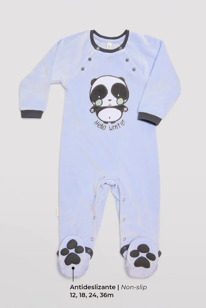 PELELE MANGA LARGA PANDA TACTO CORALINA