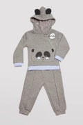 CONJUNTO 2 PIEZAS MANGA LARGA CON CAPUCHA PANDA