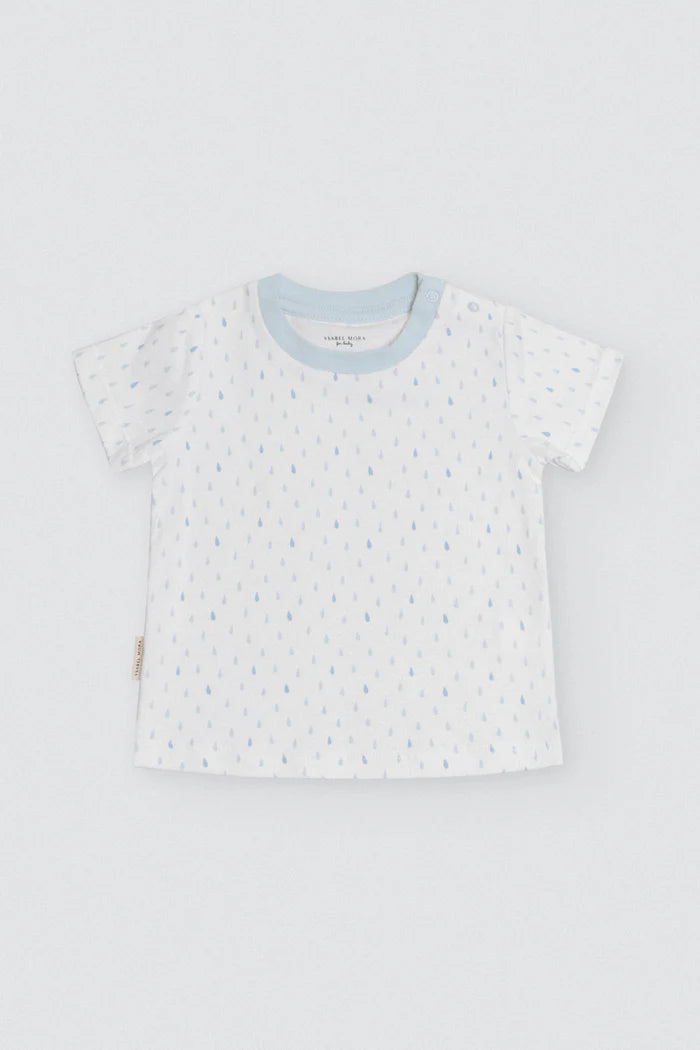 CONJUNTO DE BEBÉ CAMISETA Y PETO OCEAN TALES