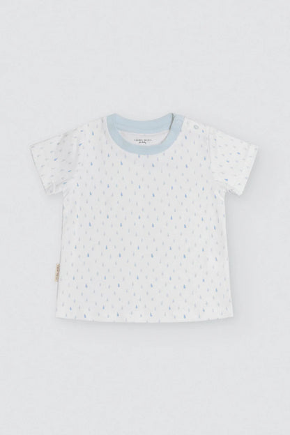 CONJUNTO DE BEBÉ CAMISETA Y PETO OCEAN TALES