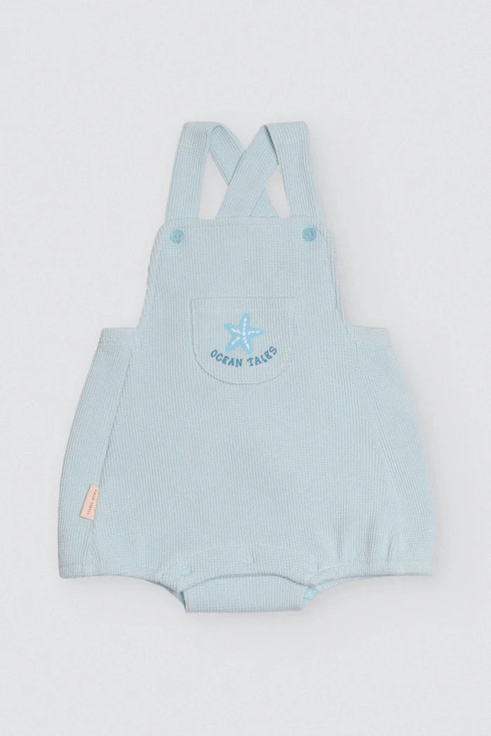 CONJUNTO DE BEBÉ CAMISETA Y PETO OCEAN TALES