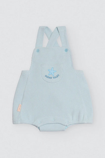 CONJUNTO DE BEBÉ CAMISETA Y PETO OCEAN TALES