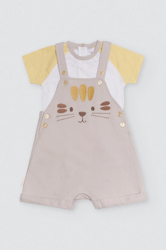 CONJUNTO DE BEBÉ DE MANGA CORTA CONEJITO