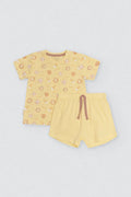 CONJUNTO BEBÉ CAMISETA Y PANTALÓN SAFARI