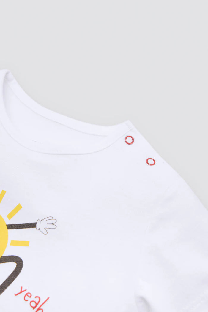 CONJUNTO DE VERANO DE BEBÉ HERE COME THE FUN