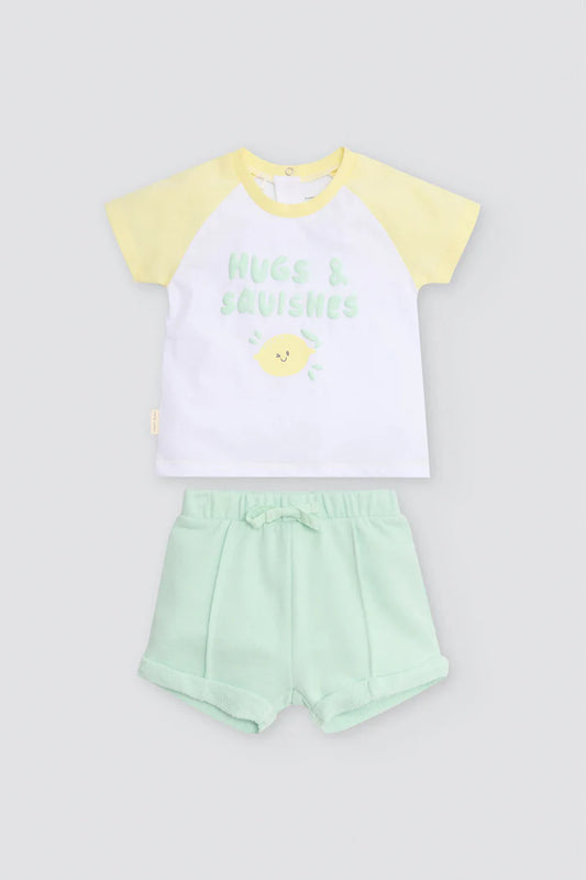 CONJUNTO DE VERANO DE BEBÉ HUGS & SAVISHES