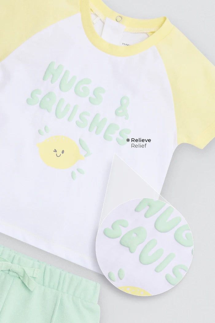 CONJUNTO DE VERANO DE BEBÉ HUGS & SAVISHES