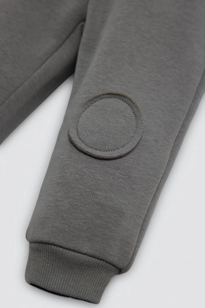 Conjunto de chándal bebé Hey Wolf multicolor con sudadera y pantalón jogger
