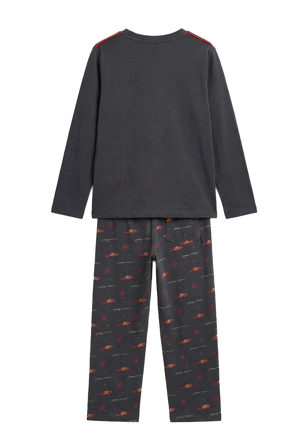 Pijama Niño Disney Cars Rayo McQueen 100% Algodón Gris Marengo
