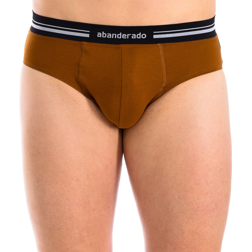 SLIP CERRADO MARRON CINTURA EXTRASUAVE A077H