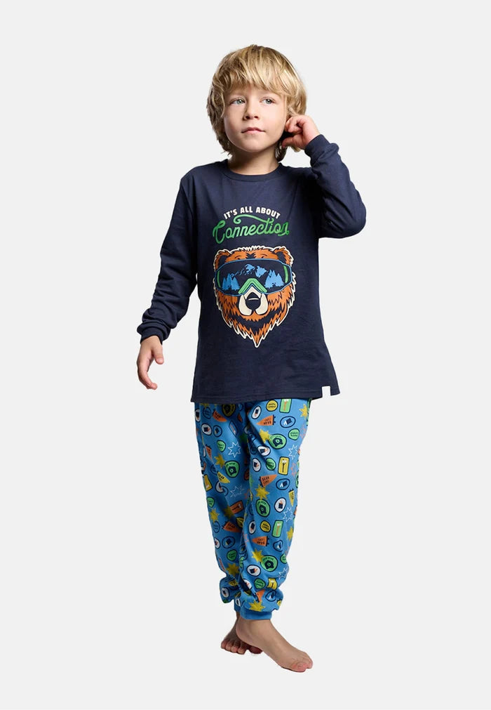 Pijama Niño Azul Nature Connection