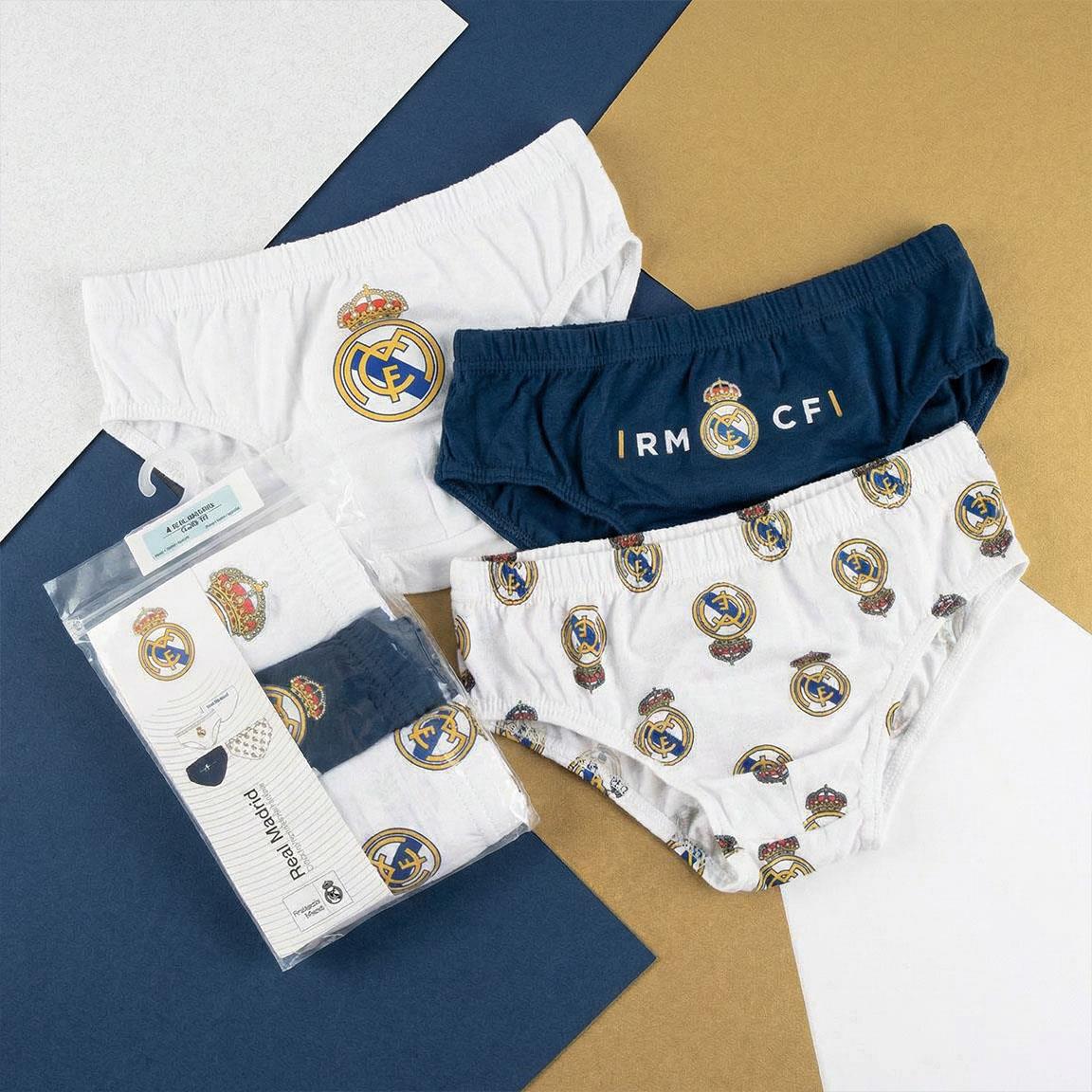 PACK-3 SLIPS INFANTIL REAL MADRID