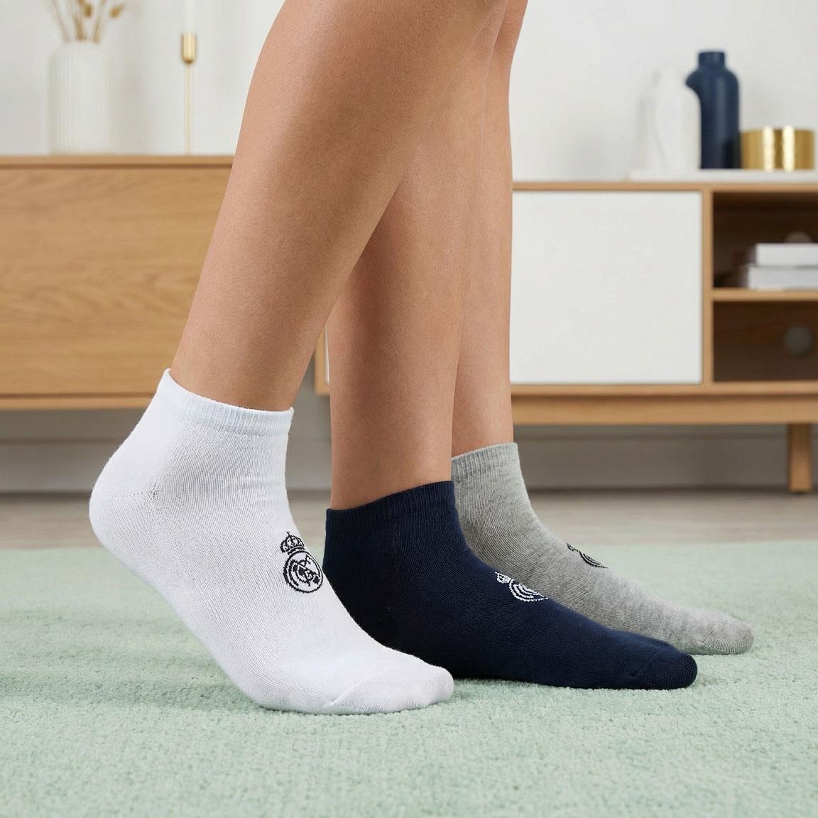 PACK-3 CALCETINES UNISEX REAL MADRID