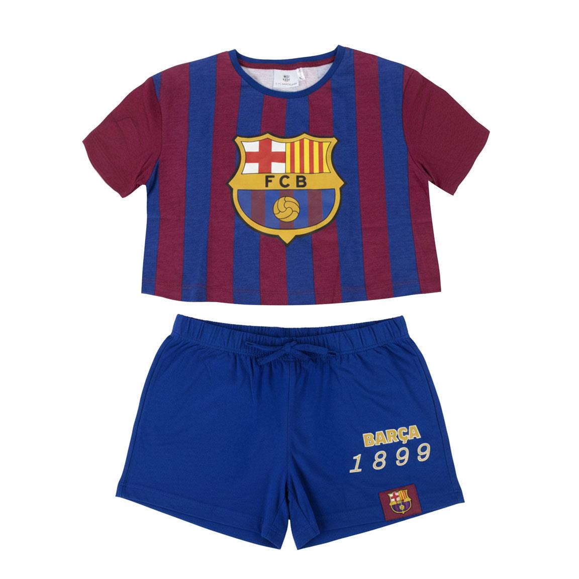 PIJAMA MUJER MANGA CORTA BARCELONA