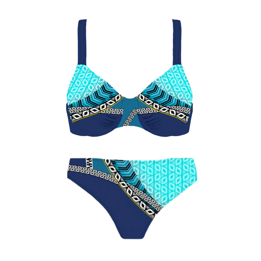 BIKINI CON ARO SIN RELLENO BLUE HORIZON