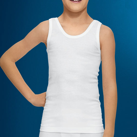 CAMISETA INTERIOR TIRANTES 100% ALGODÓN NIÑO