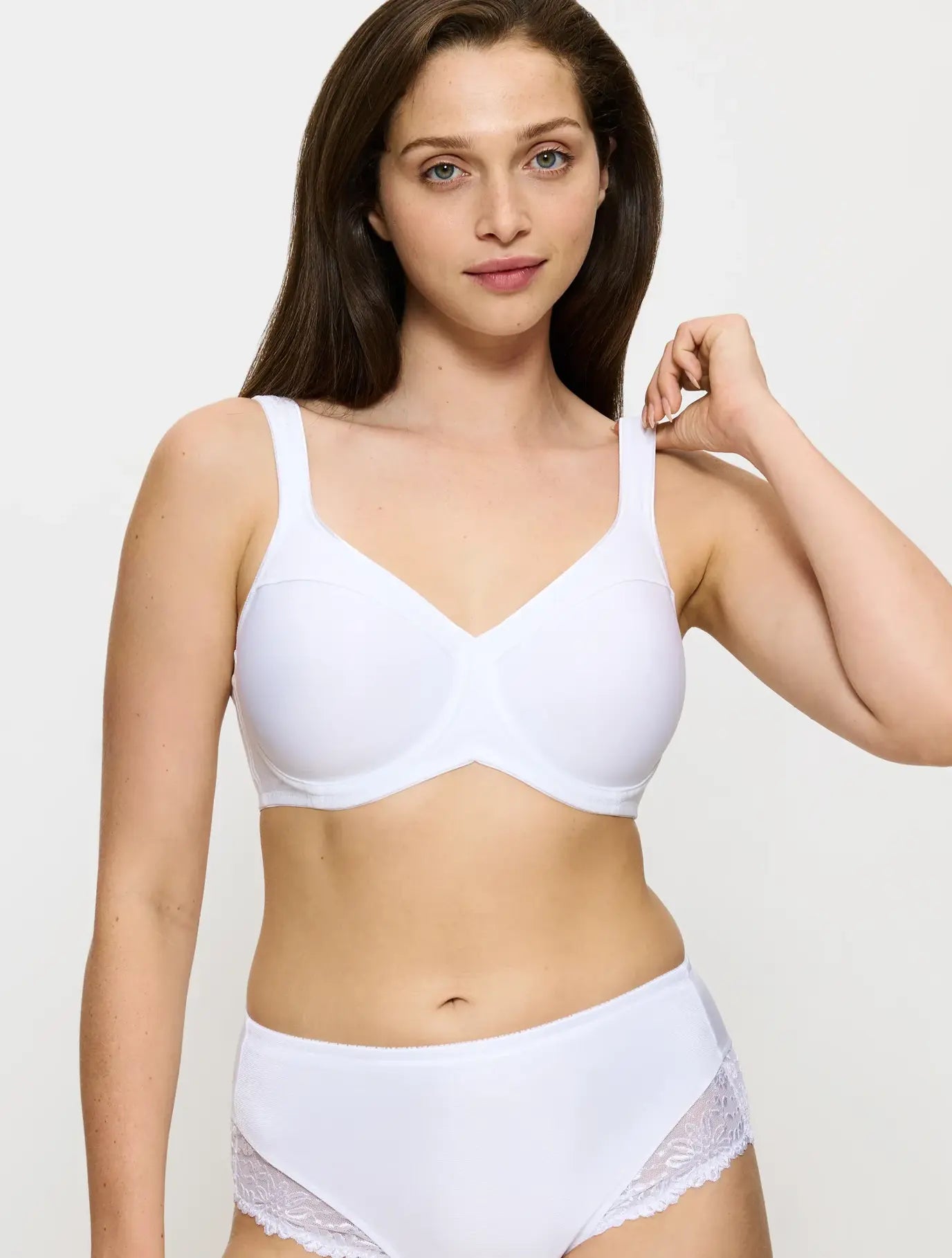 SUJETADOR REDUCTOR CON AROS SIN RELLENO MODERN SOFT+COTTON