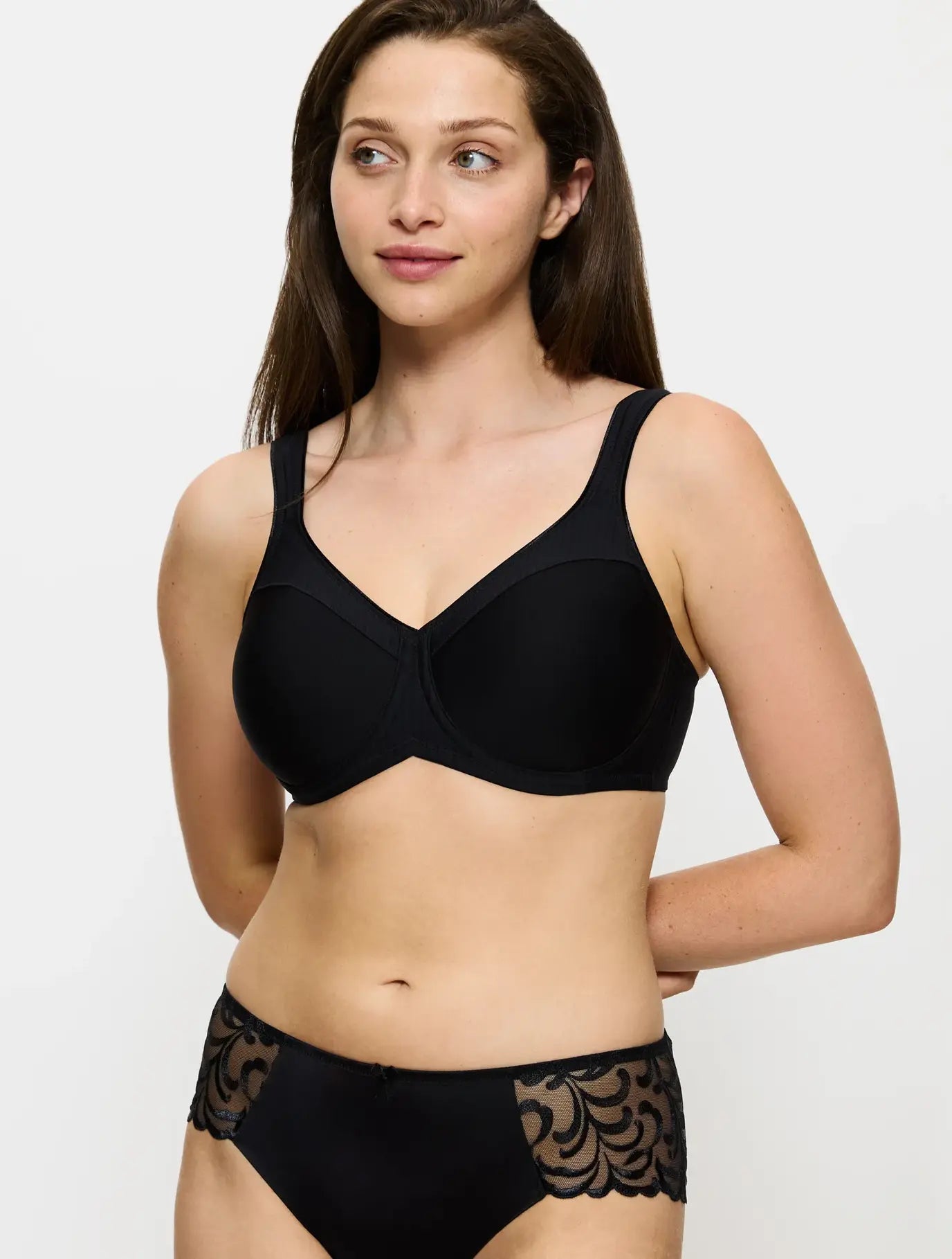 SUJETADOR REDUCTOR CON AROS SIN RELLENO MODERN SOFT+COTTON