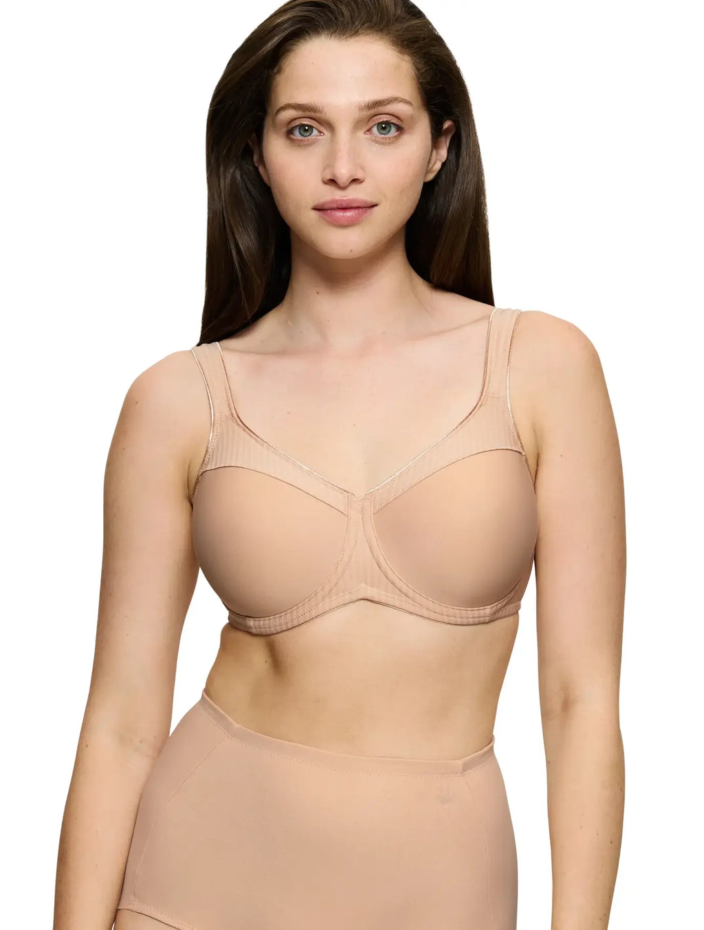 SUJETADOR REDUCTOR CON AROS SIN RELLENO MODERN SOFT+COTTON