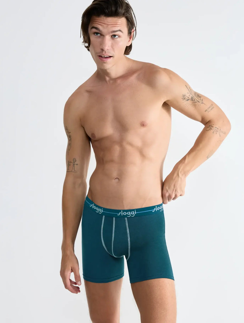 PACK-2 BOXERS SLOGGI START BASIC STRETCH COTTON V017