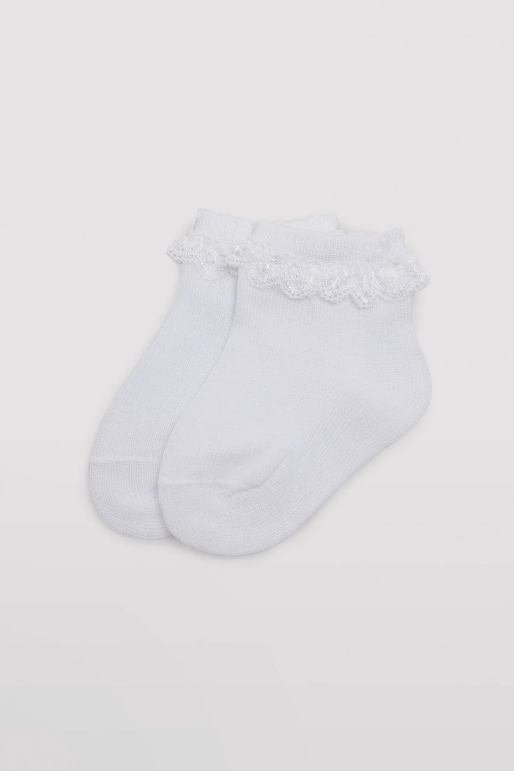 CALCETINES INFANTILES CON PUNTILLA EN EL TOBILLO