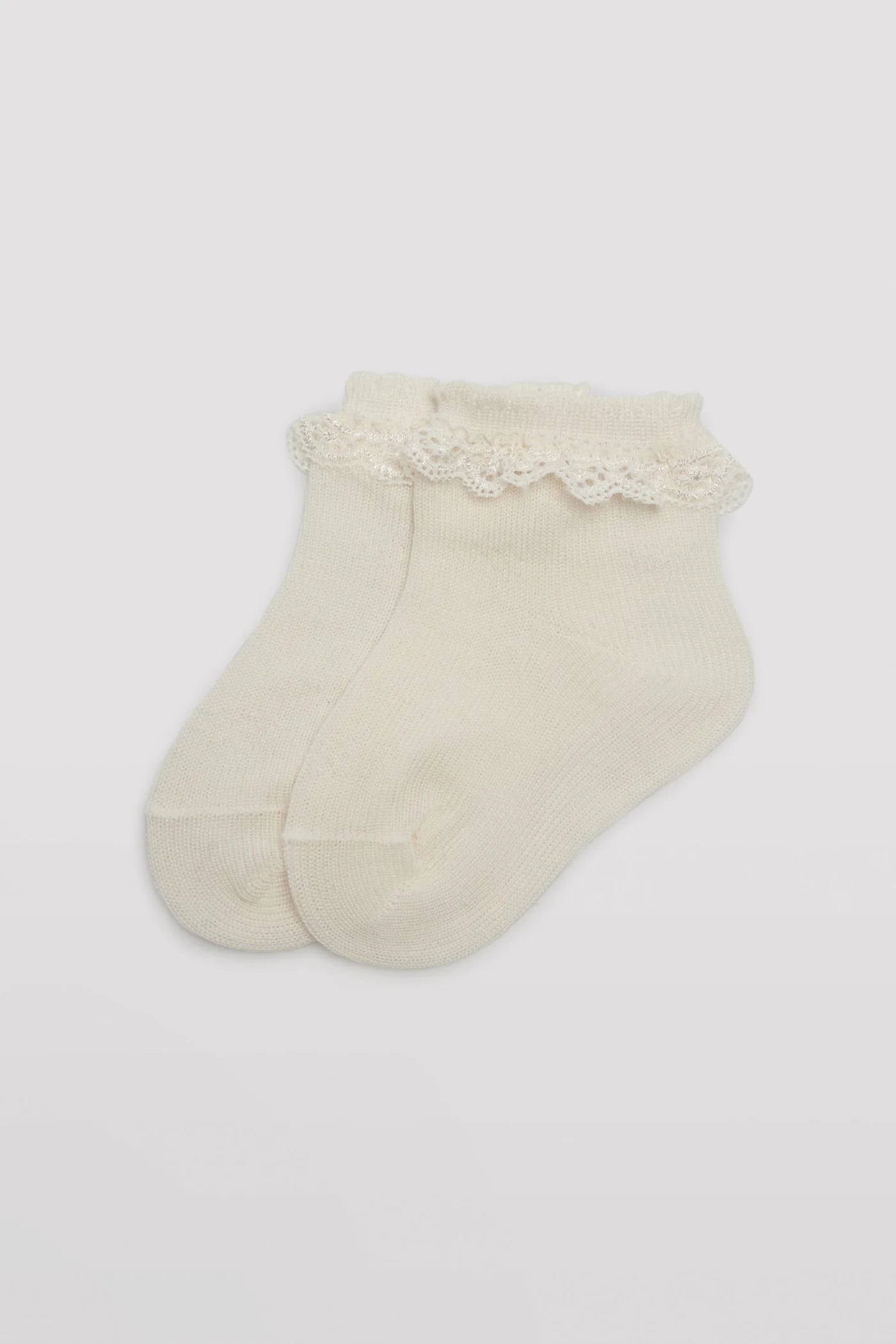 CALCETINES INFANTILES CON PUNTILLA EN EL TOBILLO