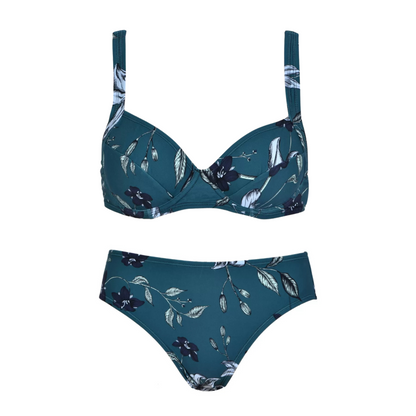 BIKINI CON ARO SIN RELLENO DRAW LEAFS