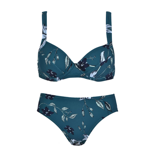 BIKINI CON ARO SIN RELLENO DRAW LEAFS