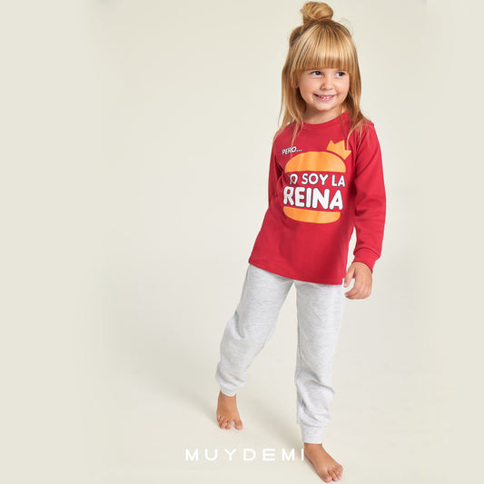 PIJAMA NIÑA YO SOY LA REINA
