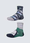 PACK-2 CALCETINES NIÑO BLUE SHARK ATTACK