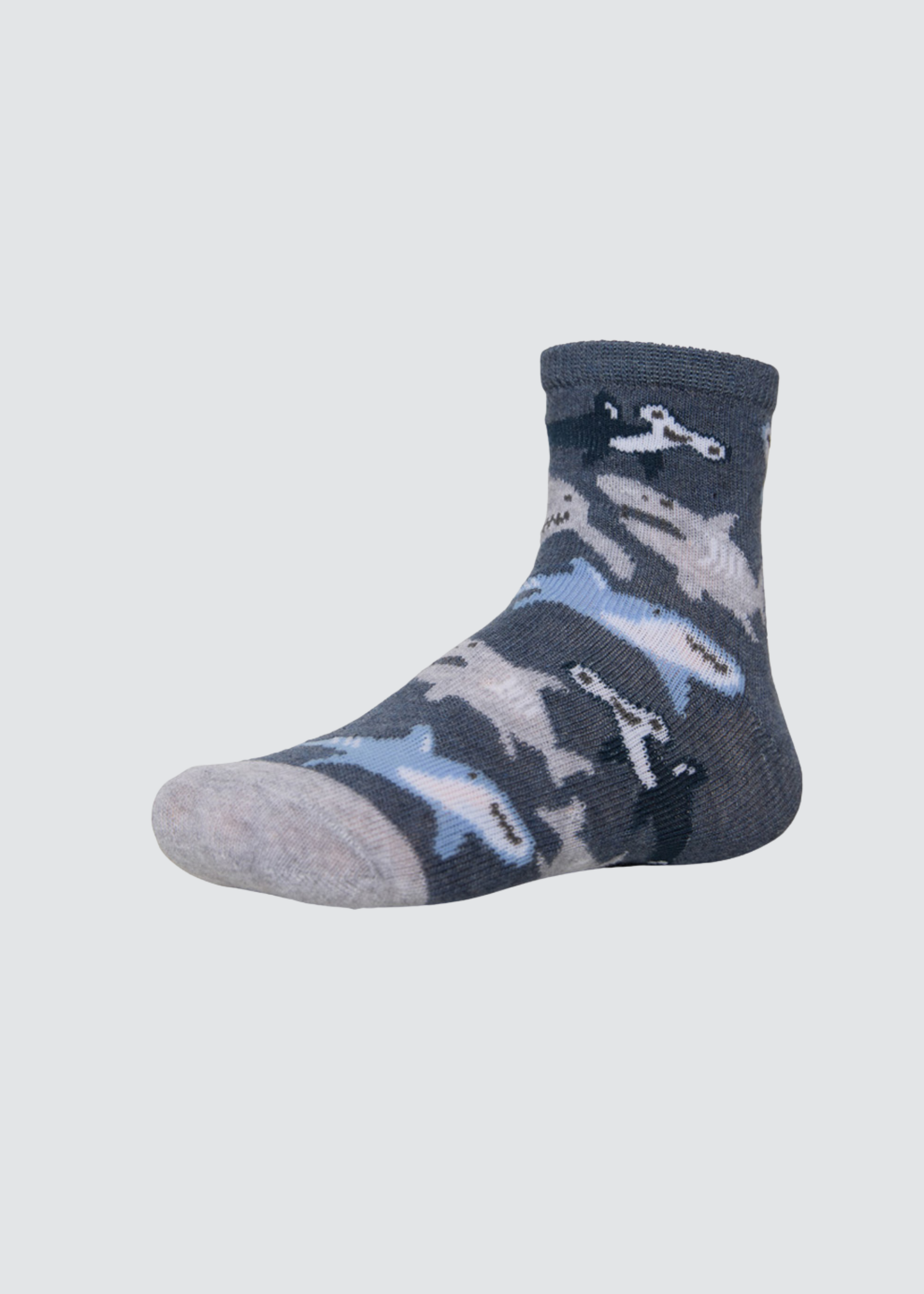 PACK-2 CALCETINES NIÑO BLUE SHARK ATTACK