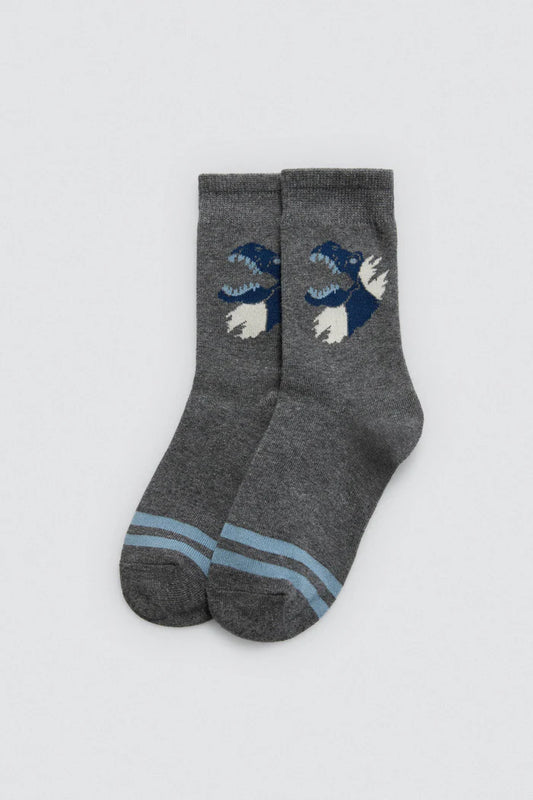PACK-2 CALCETINES ESTAMPADOS BLUE ROAR