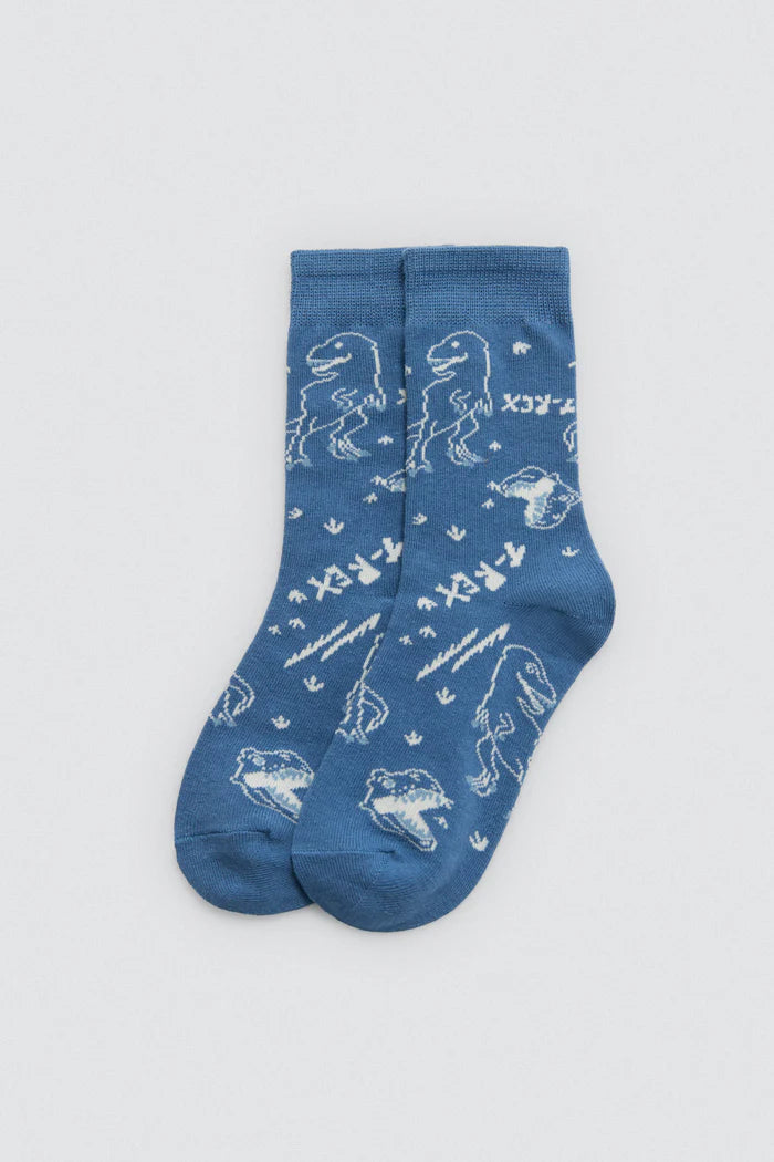 PACK-2 CALCETINES ESTAMPADOS BLUE ROAR