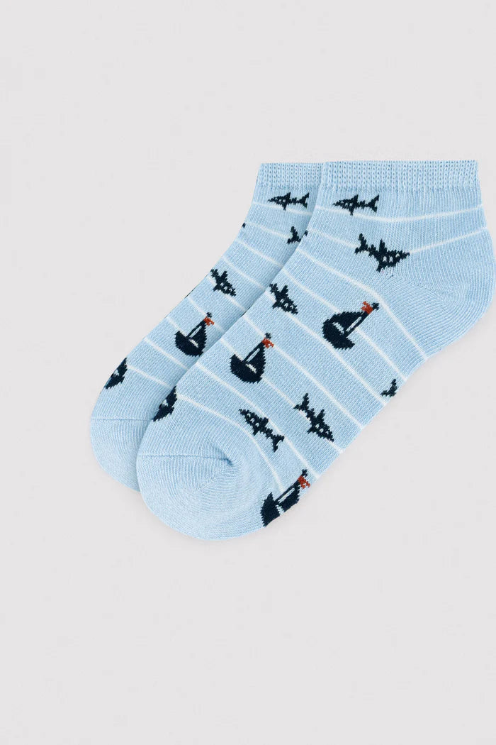 PACK-3 CALCETINES INVISIBLES INFANTILES PIRATES DREAM