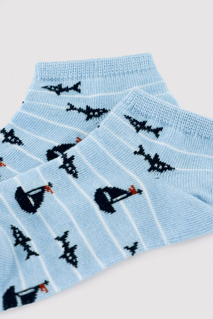 PACK-3 CALCETINES INVISIBLES INFANTILES PIRATES DREAM
