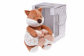 Manta bebé con peluche zorro Gamberritos Doris maquillaje