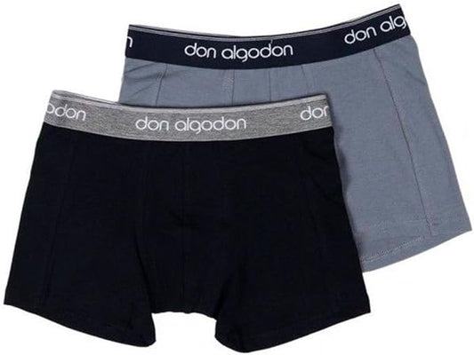 PACK-2 BOXERS INFANTIL NIÑO BÁSICOS