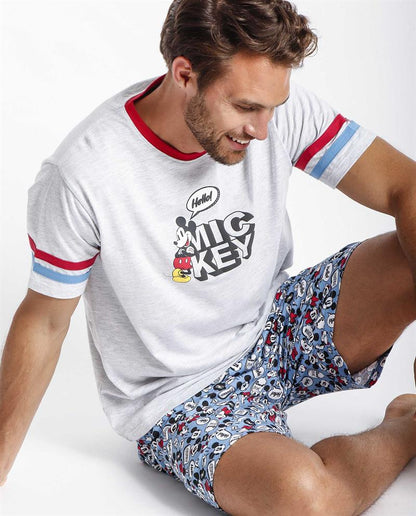 PIJAMA MANGA CORTA HELLO MICKEY