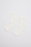 CALCETINES INFANTILES CALADOS MARFIL