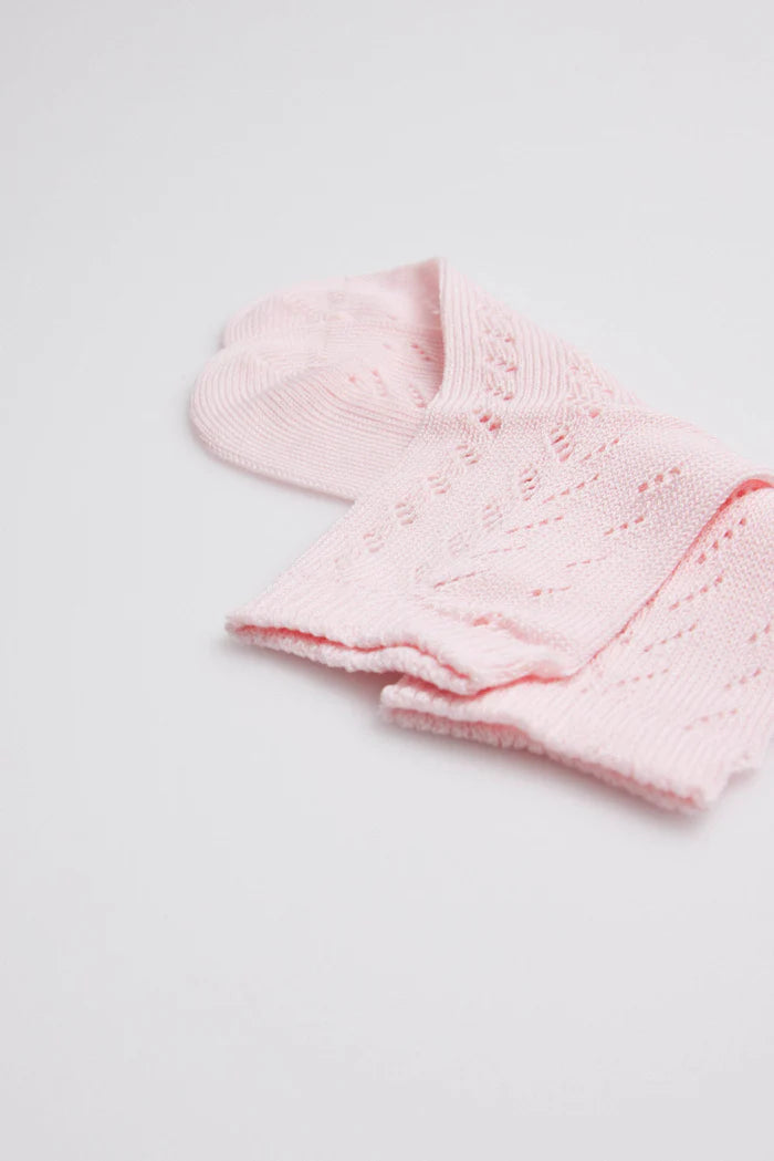 CALCETINES INFANTILES CALADOS ROSA